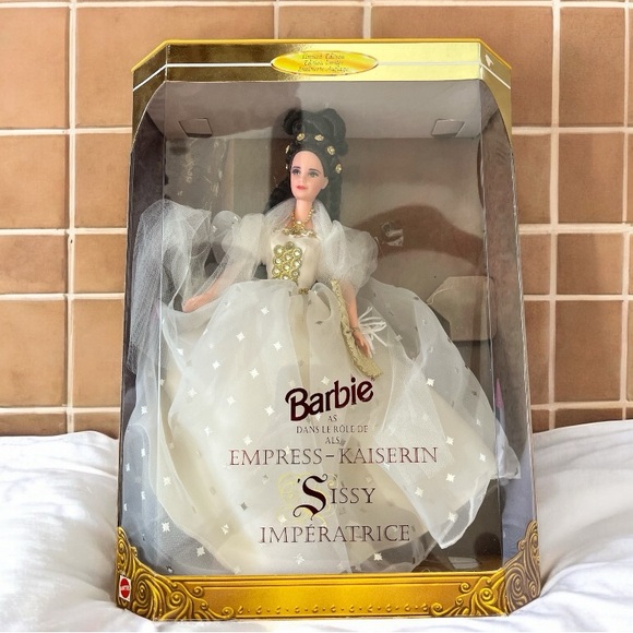 Barbie Other - 1996 Barbie Empress Sissy Doll in Elegant White and Gold